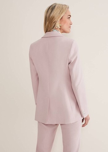 Phase Eight Eira Fitted Jackets Pink USA | 7504139-AI